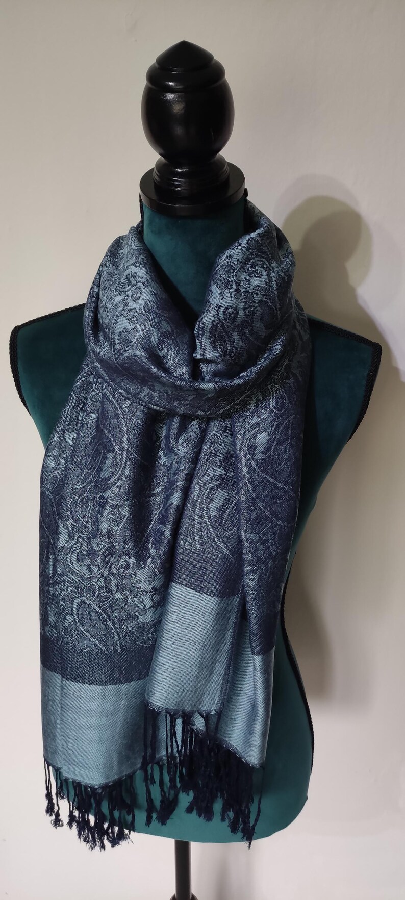Soft Scarf in Denim Blue That Goes With Everything From Sporty to