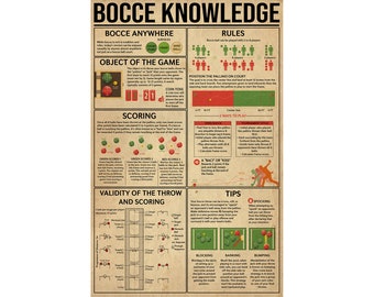 Bocce Art - Etsy