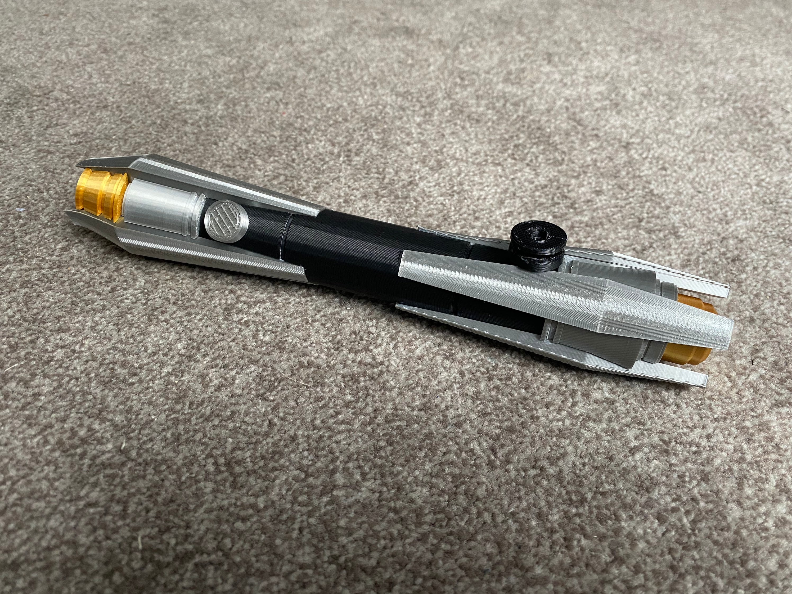 Star Wars Jedi Master Sifodyas Lightsaber 3D Printed Replica Etsy