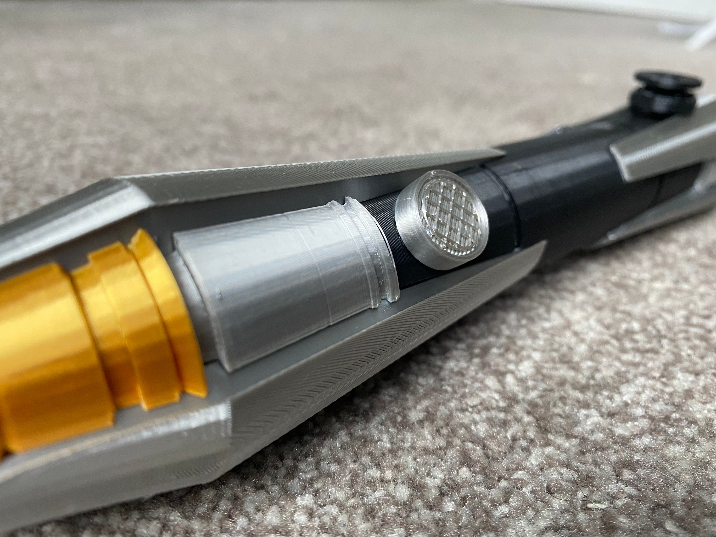 Star Wars Jedi Master Sifodyas Lightsaber 3D Printed Replica Etsy