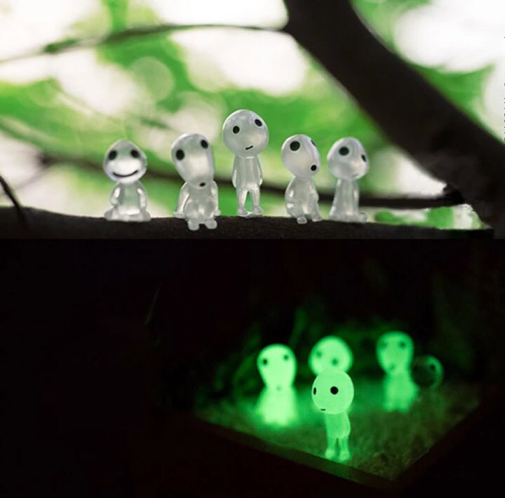 x10 Spirits of the Forest - mini fluorescent figurines inspired by &q…