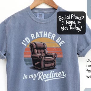 Funny Elderly AF Shirt Comfort Colors Recliner Tee Grandpa Birthday Gift Aging Humor Shirt Gift for Senior Men or Elderly Dad Retro Tee