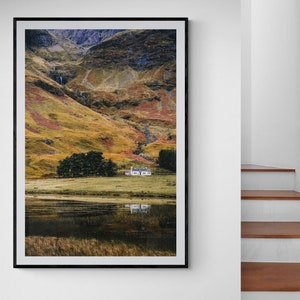 Highland Hideaway - Scotland unframed or framed fine art photography wall art print - free shipping - sizes start at 30cm x 20cm
