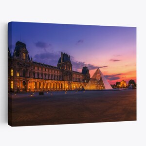 Glass Museum - Paris photography canvas wall art print - free shipping - sizes start at 40cm x 20cm
