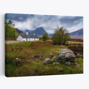 Shelter From The Storm - Scotland photography canvas wall art print - free shipping - sizes start at 30cm x 20cm