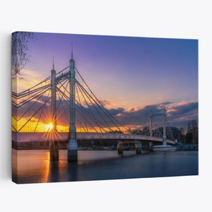 震える女性 - ロンドンの写真キャンバス壁アートプリント - 送料無料 - サイズは40 cm x 20 cmから