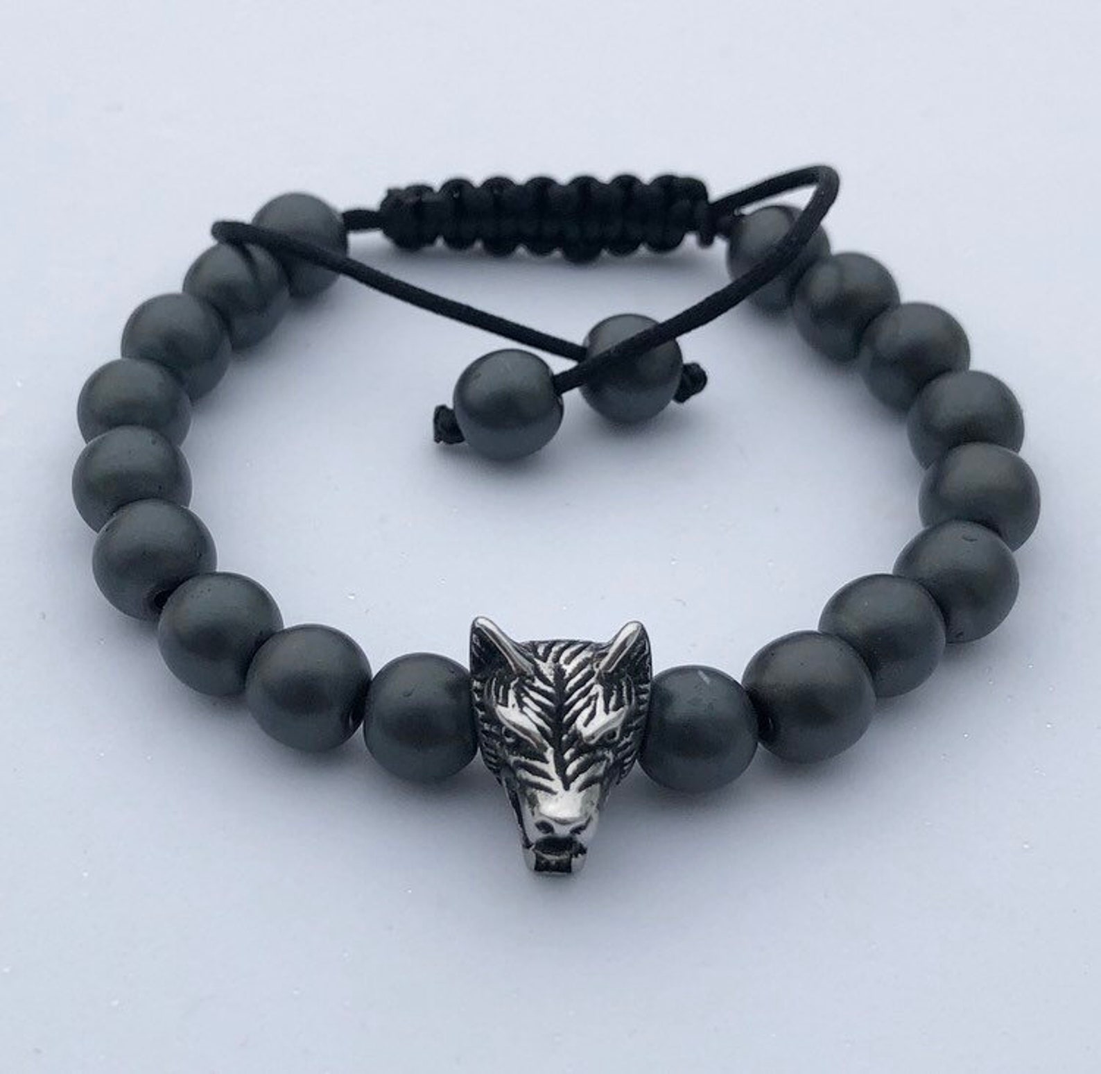 wolf bracelet mens