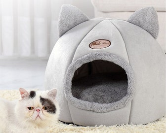 cat bed with ears