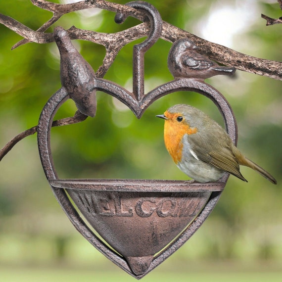 Handmade Rustic Retro Cast Iron Heart Shape Decorative Hanging Etsy UK