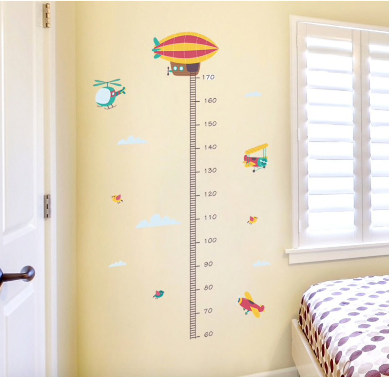 Kids Height Measurement Wall Sticker 3D Chart Bedroom Nursery Etsy