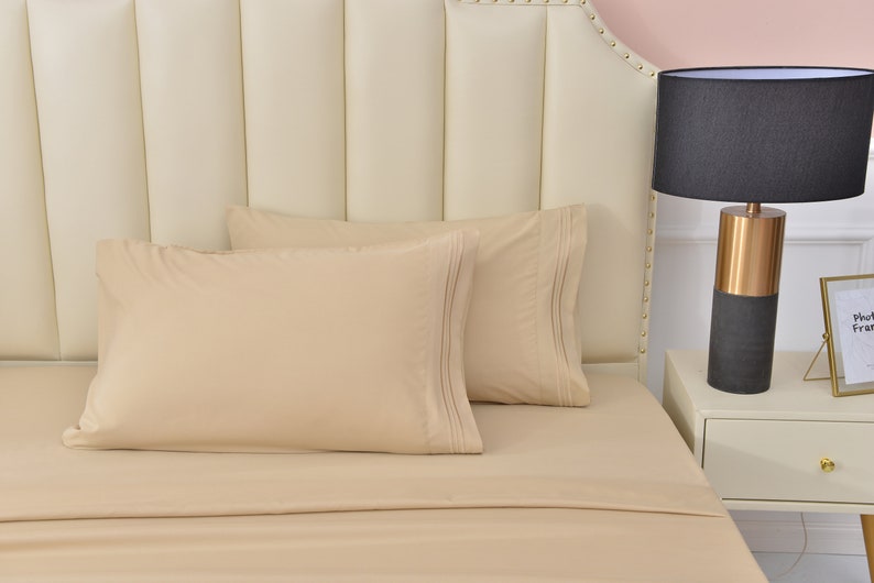 Silky Soft Bamboo Bed Sheets Set Cooling Bamboo Sheets Softer Than