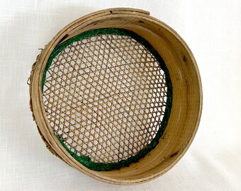 Primitive Wooden Sieve, Primitive Flour Sifter, Vintage Wooden Sifter, Old Wooden Sieve, Farmhouse Authentic Wall Decor - VDA0461