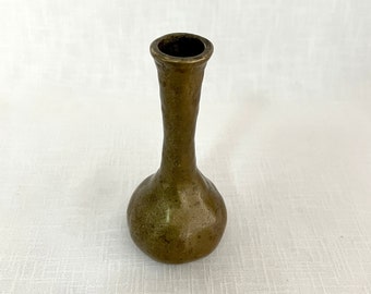 Vintage Brass Vase, Solid Brass Vase - VDA0512