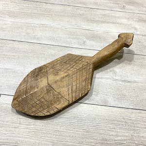 Antique Primitive Old Wooden Bread Board | Handmade Wooden Bakery Dough Board | Rustic Bread Board | Rustic Home Kitchen Decor