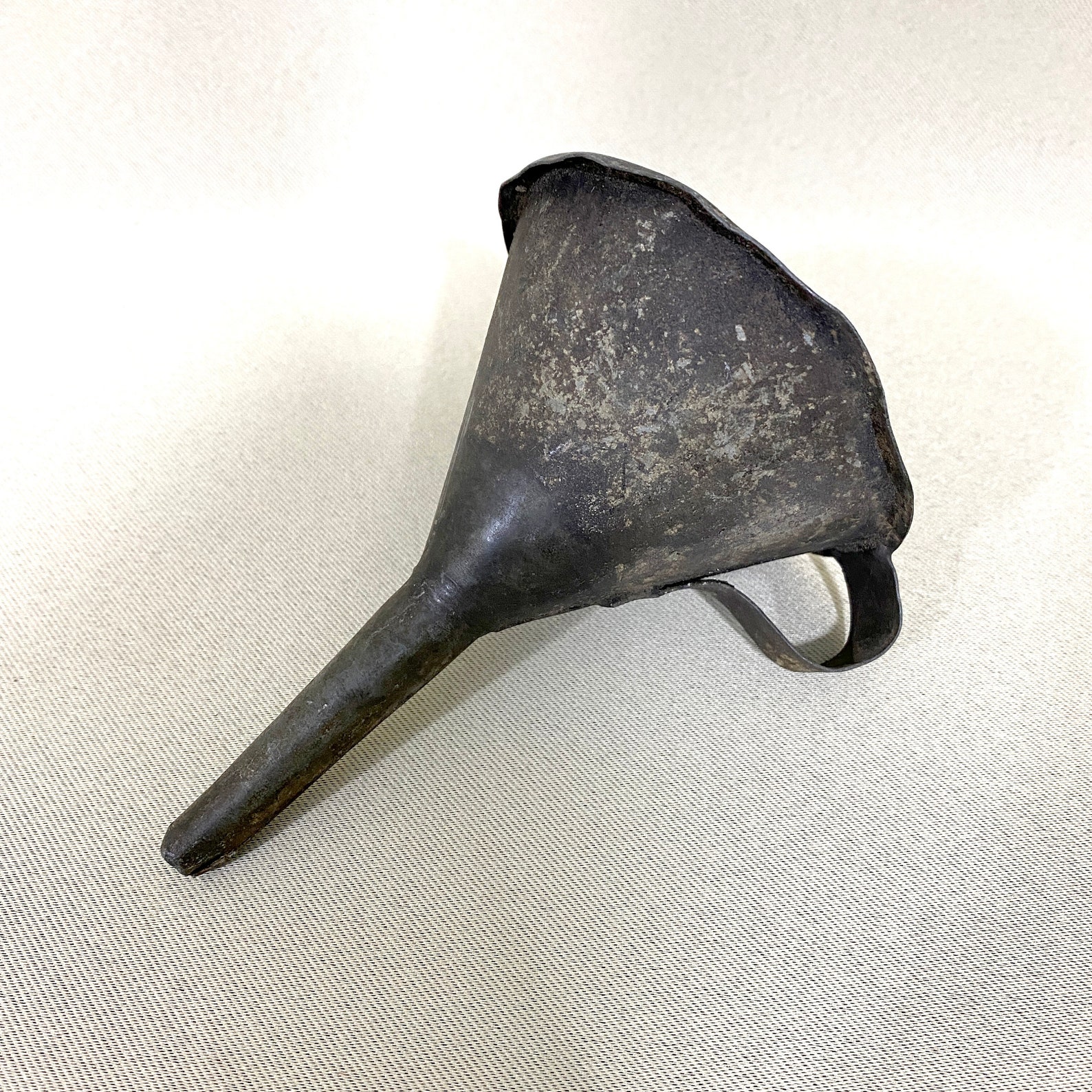 Antique Metal Funnel Primitive Old Metal Funnel Garden Etsy