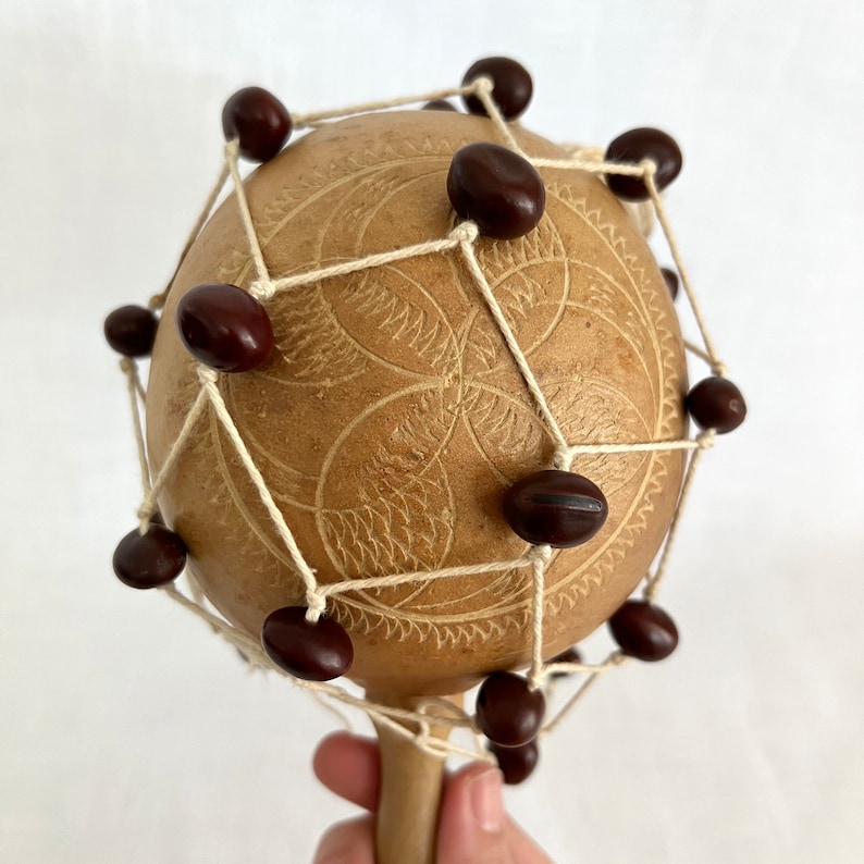 Large Wooden Maracas Wood Maracas Shaker Handicraft Musical Etsy