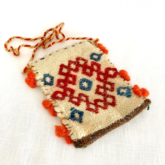 Vintage Small Shoulder Kilim Bag | Ethnic Traditional Bag | Boho Bags | Handmade Woven Bags | Turkish Kilim Bag | Bohemian Bag