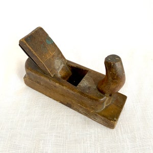 Vintage Wooden Hand Grater | Antique Woodworking Grater | Old Wooden Hand Plane | Wooden Primitive Tools | Retro Wood Carpentry Tool