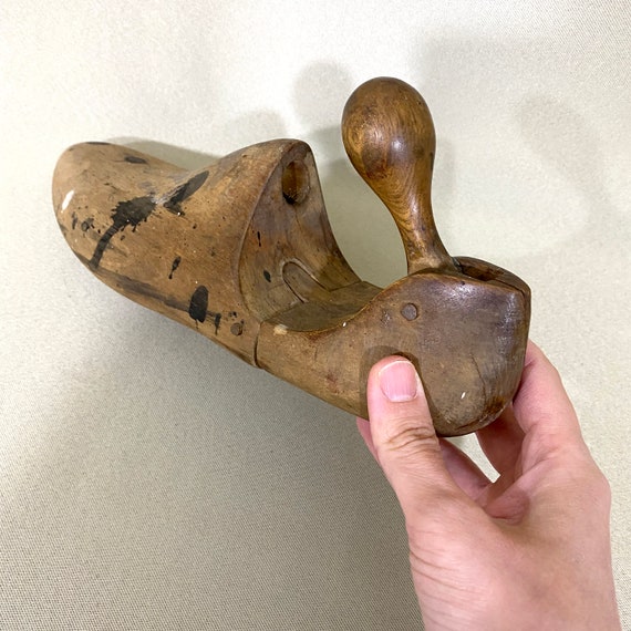 Primitive Wooden Shoe Mold | Vintage Wooden Shoe Last | Shoe Maker