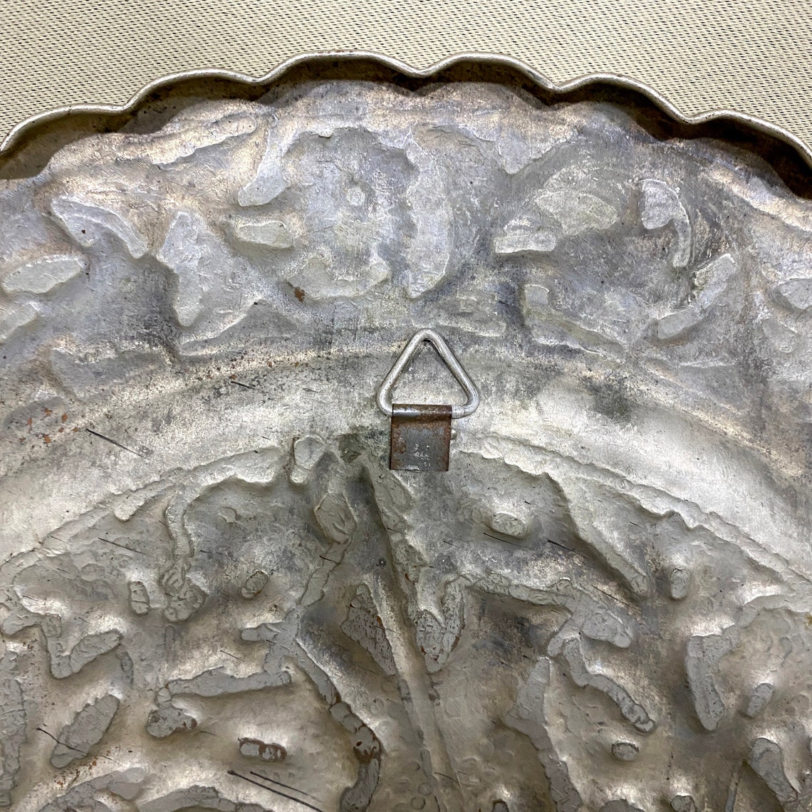 Vintage Old Copper Engraving Plate Hammered Copper Etsy UK