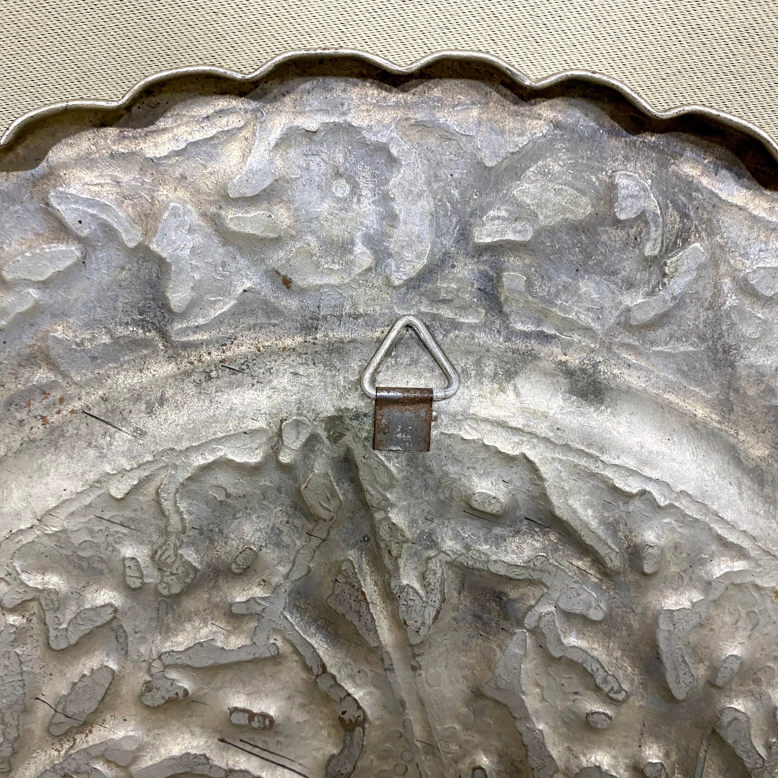 Vintage Old Copper Engraving Plate Hammered Copper Etsy UK