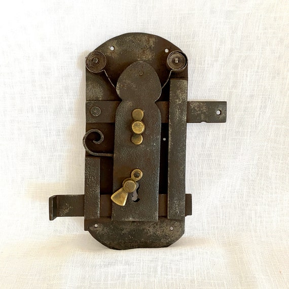 Home Improvement Doors & Locks Antique Door Lock Large Authentic Old