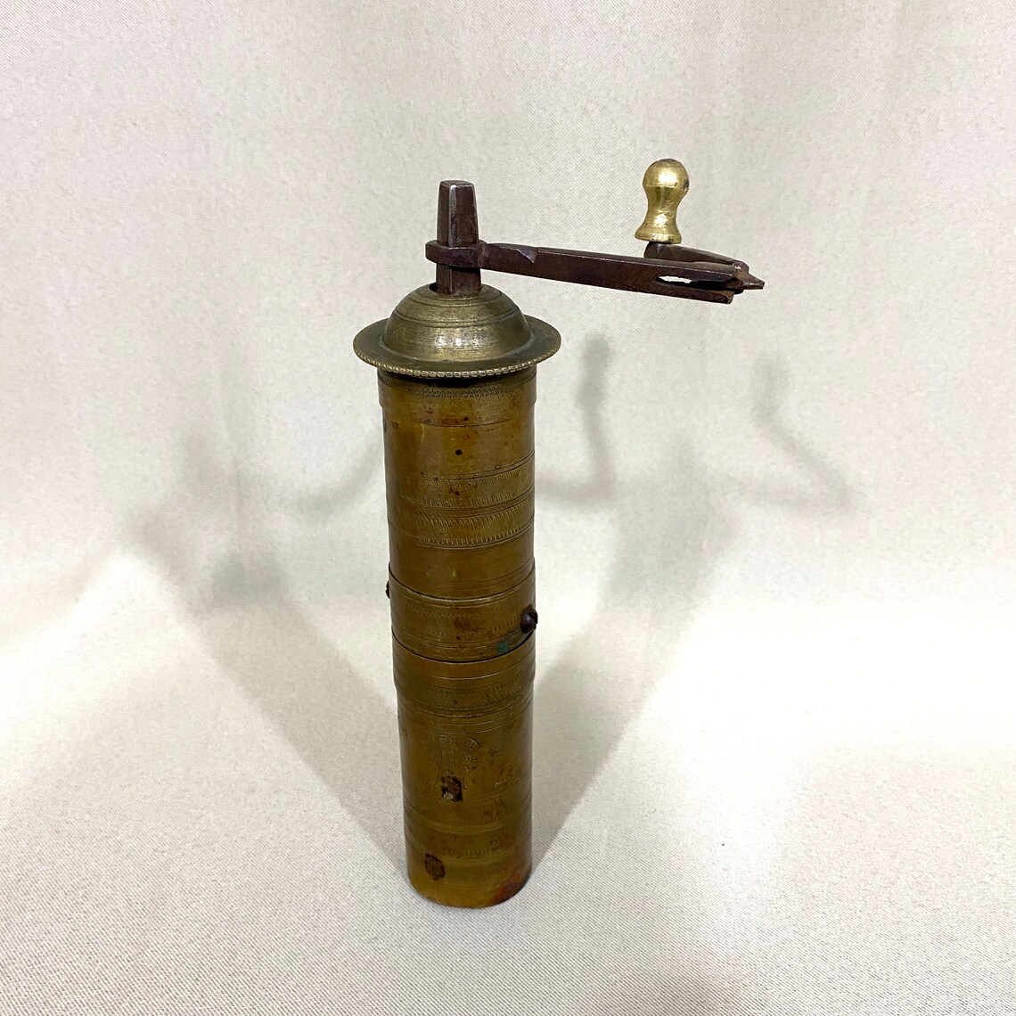 Vintage Turkish Coffee Brass Grinder Antique Coffee Grinder Etsy