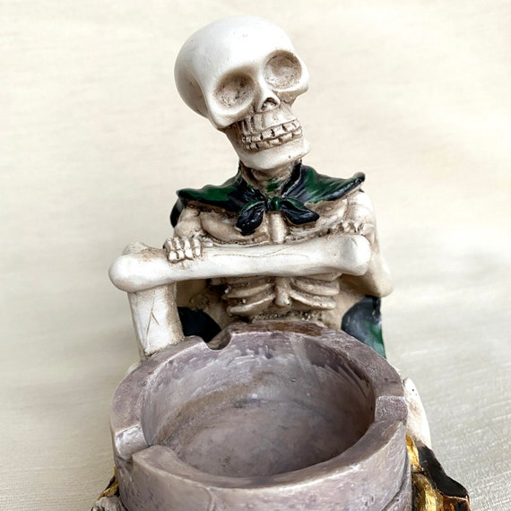 Skeleton Statue Decor Gift | Polyresin Skeleton Decoration | Skull