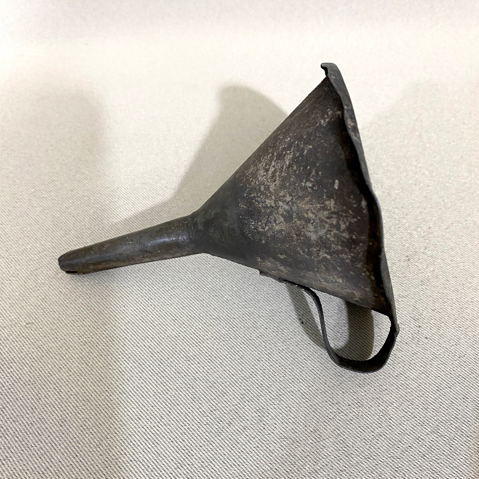 Antique Metal Funnel Primitive Old Metal Funnel Garden Etsy