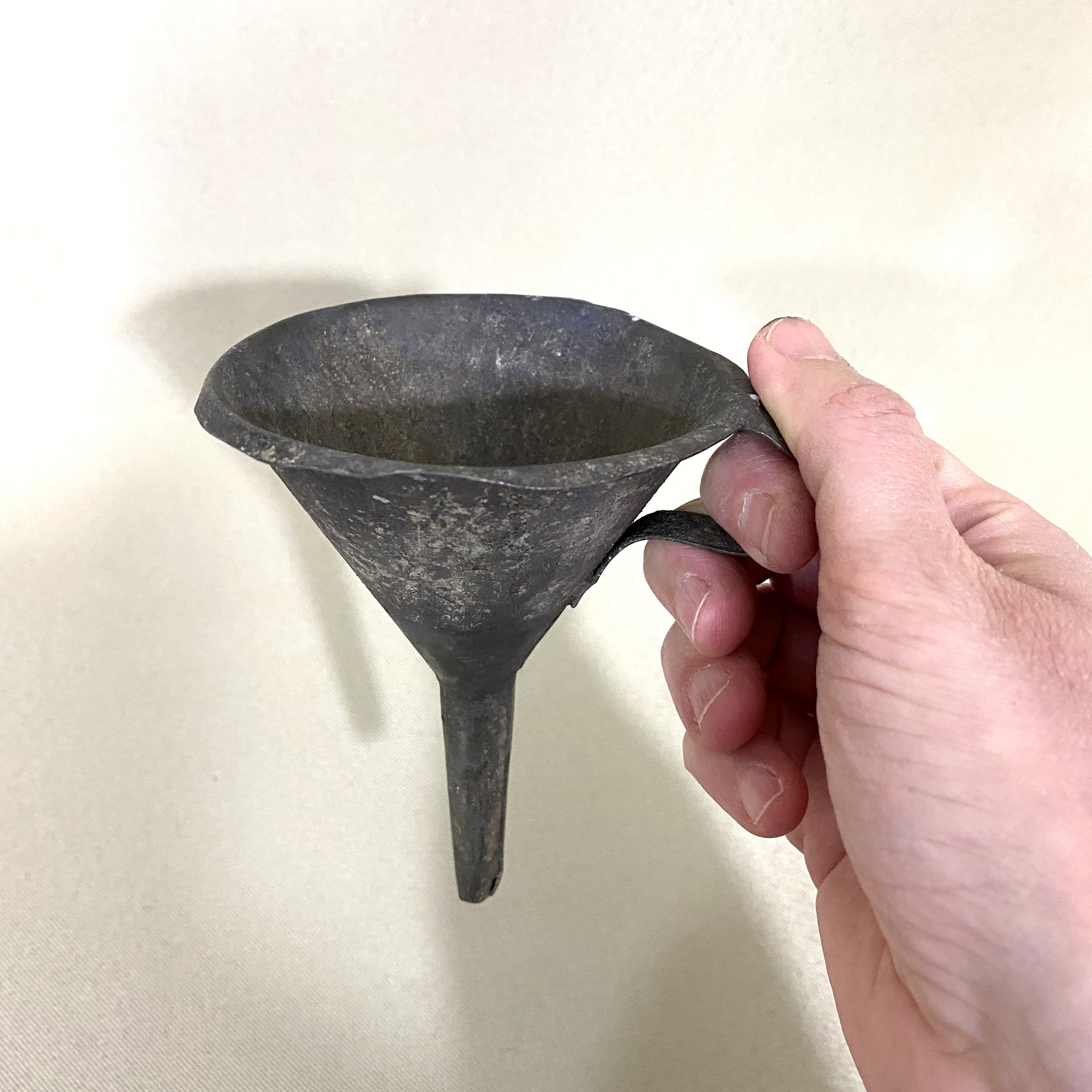 Antique Metal Funnel Primitive Old Metal Funnel Garden Etsy