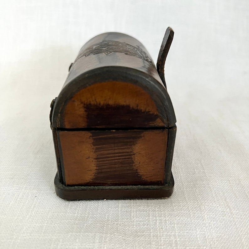 Vintage Small Pirate Treasure Chest Box Wooden Decorative - Etsy