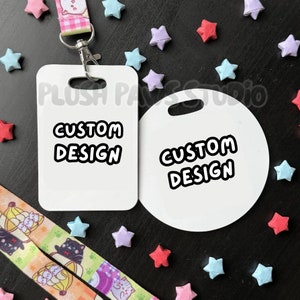Printing Service Custom Badge Tags | Custom Fursuit Badge Commission | Waterproof Scratchproof Durable Hard Tags | Made to Last |
