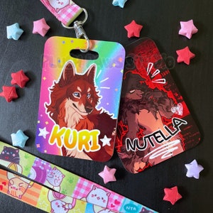 Custom Fursona Badge Tags | Custom Fursuit Badge Commission | Waterproof Scratchproof Durable Hard Tags | Made to Last |