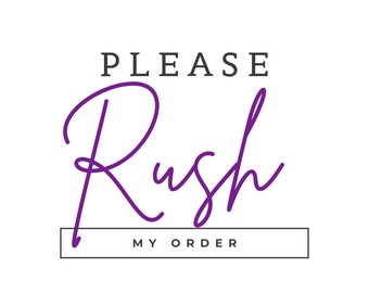 RUSH ORDER FEE