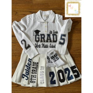 Graduation skirt set