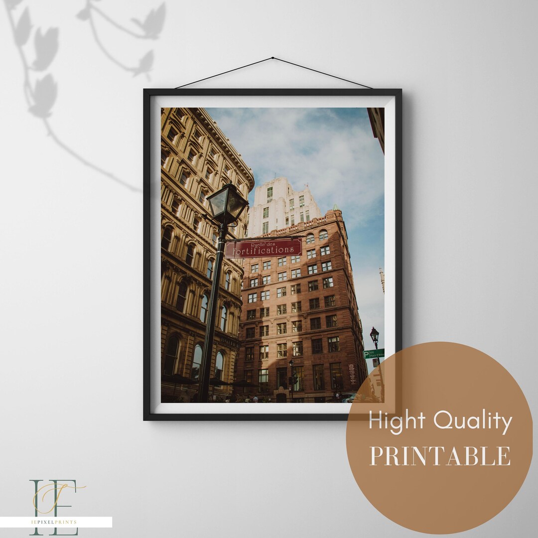 Montreal City Prints, Montreal Street Wall Art, Montreal Photography