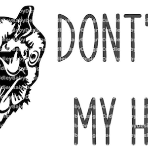 Don&#39;t touch my huevos SVG file
