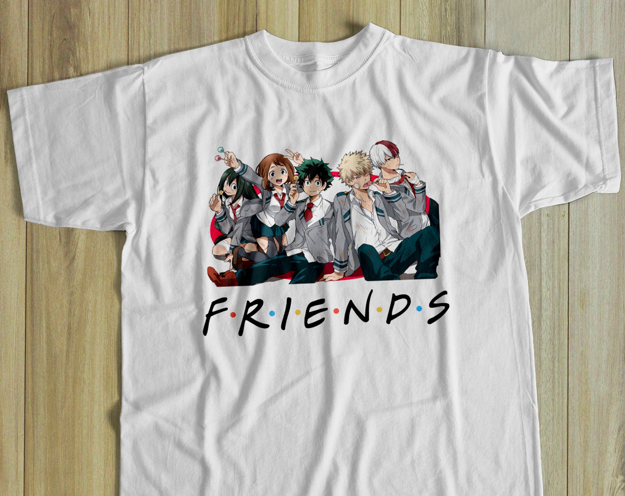 Discover My Hero Academia Friends shirt, My Hero Academia Shirt, Anime Shirt, Plus Ultra, Boku No Hero tshirt, Deku Tshirt, manga shirt, Boku t-shirt