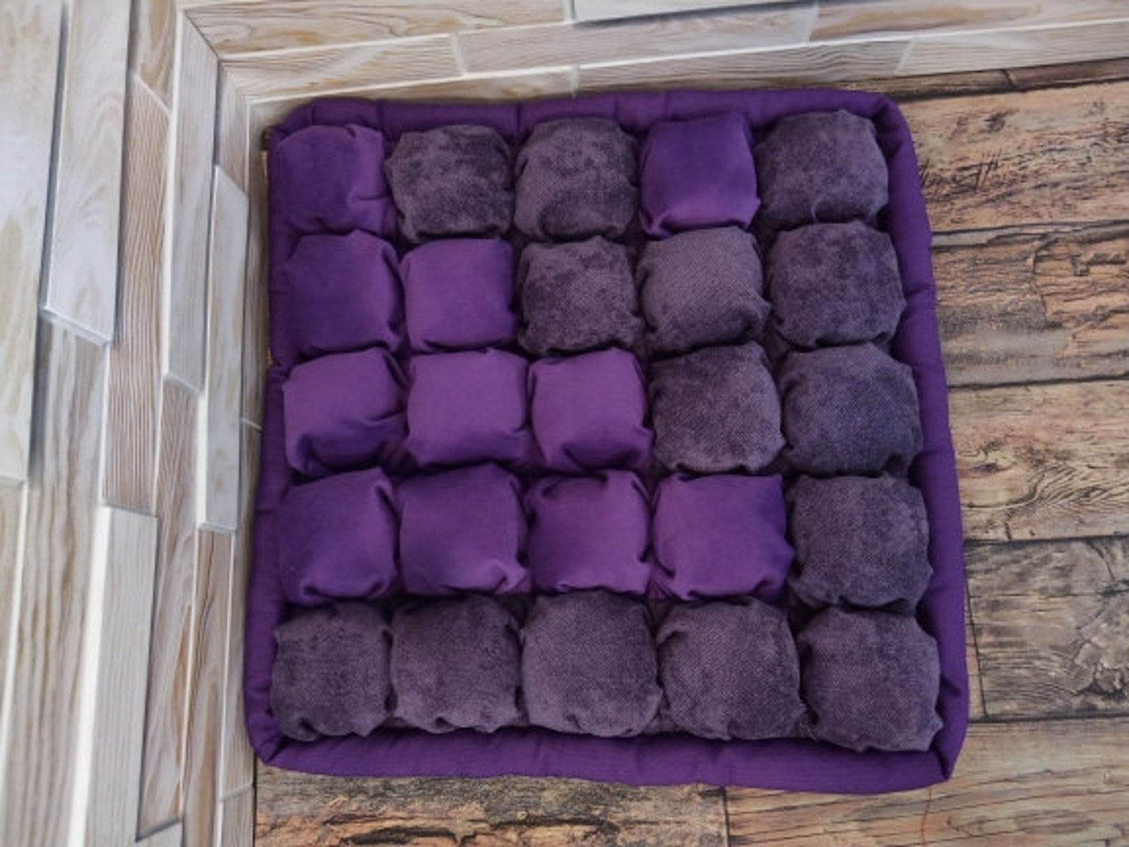 Purple Dog Bed Designer dog bed Modern Pet Bed for Dogs Etsy