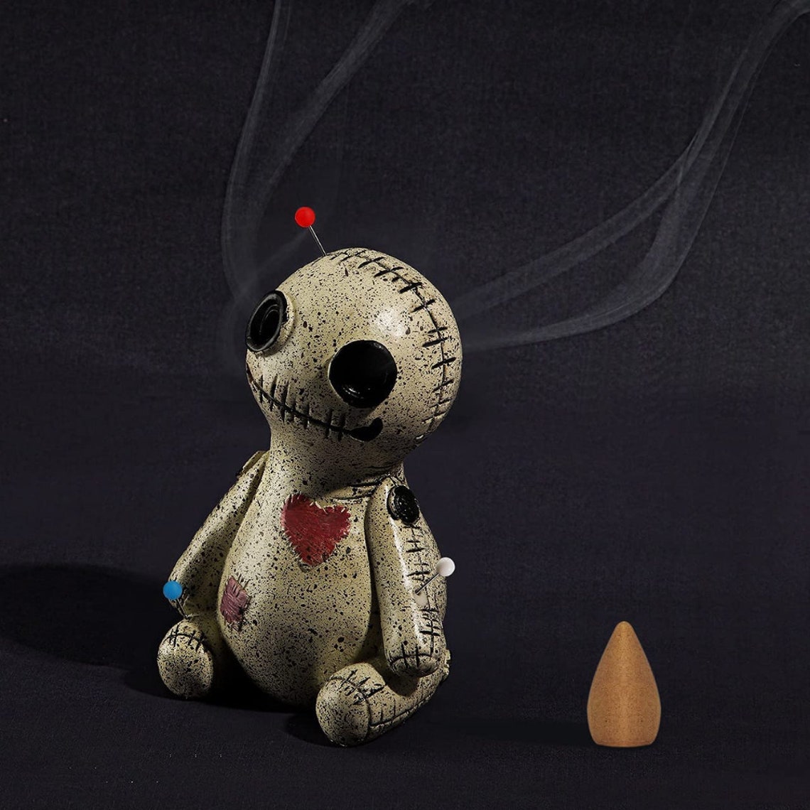 Voodoo Doll Cone Incense Burner Smokes Backflow Incense Etsy