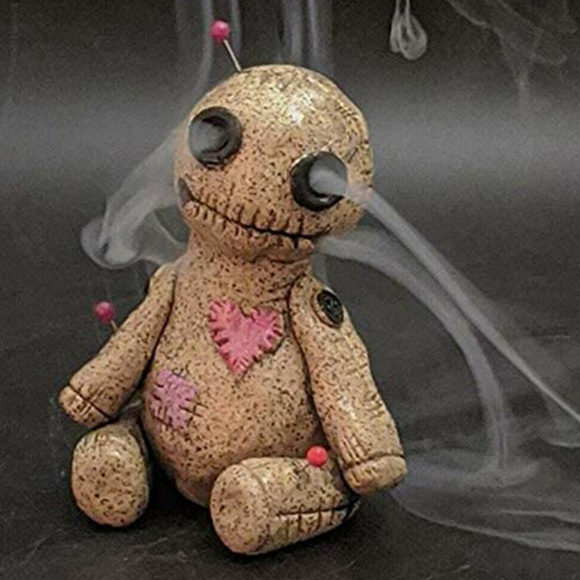 Voodoo Doll Cone Incense Burner Smokes Backflow Incense Etsy