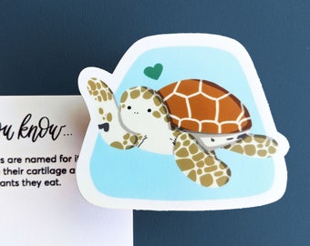 Sea Turtle Sticker or Ornament / Hawaii Zoo Nursery Decor Hydro Flask / Waterbottle, Nautical Baby Shower Birthday Favor, Bridesmaid Gift 5