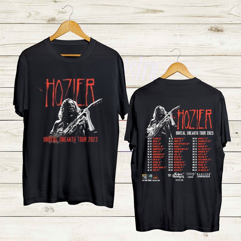 Hozier Unreal Unearth Tour 2023 Unisex T-shirt Hozier Shirt - Etsy