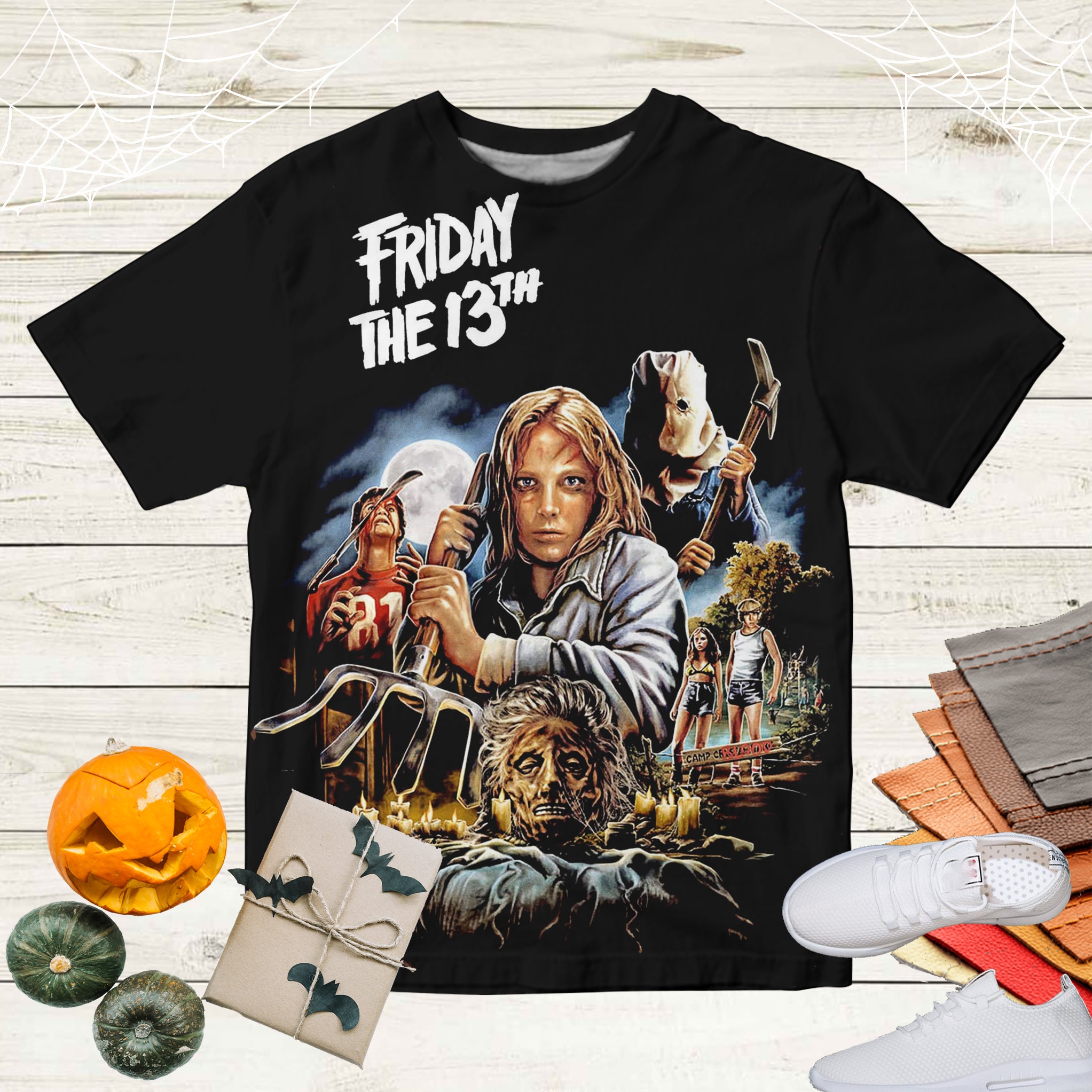 jug Efterår vandtæt Friday the 13th American Horror Franchise 3D T Shirt Friday - Etsy