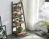 45 quot Foldable Ladder Shelf Plant Stand