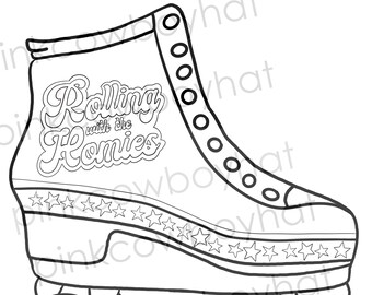 1960s Coloring Page Etsy