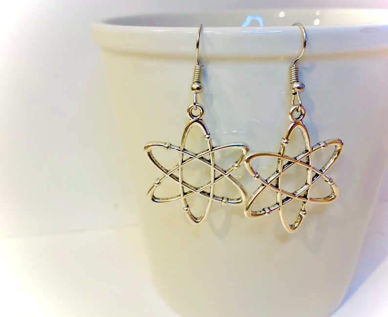 Atom earrings