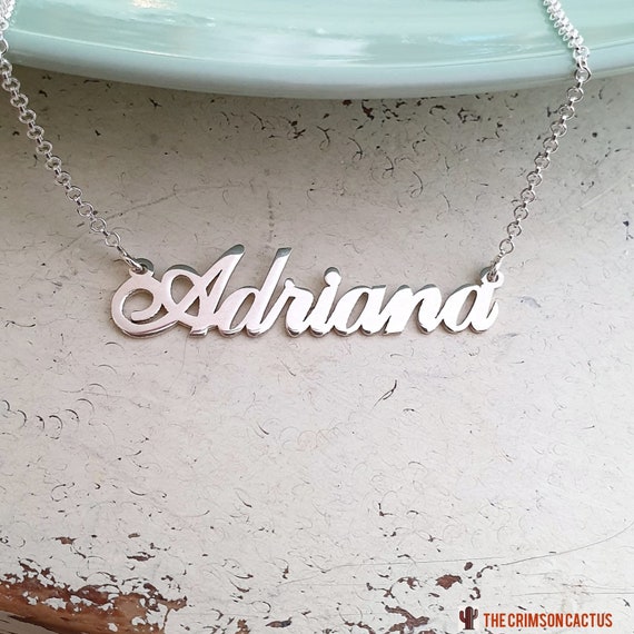 My Name Necklace in Sterling Silver 