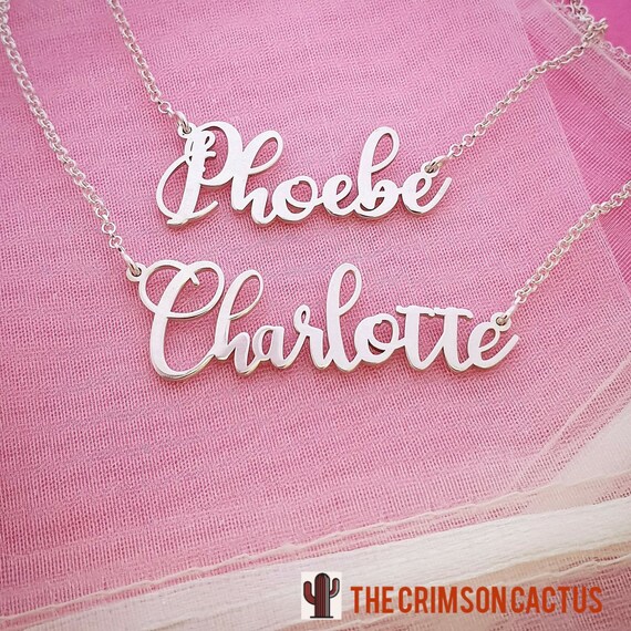 Personalized Pure Sterling Silver Name 