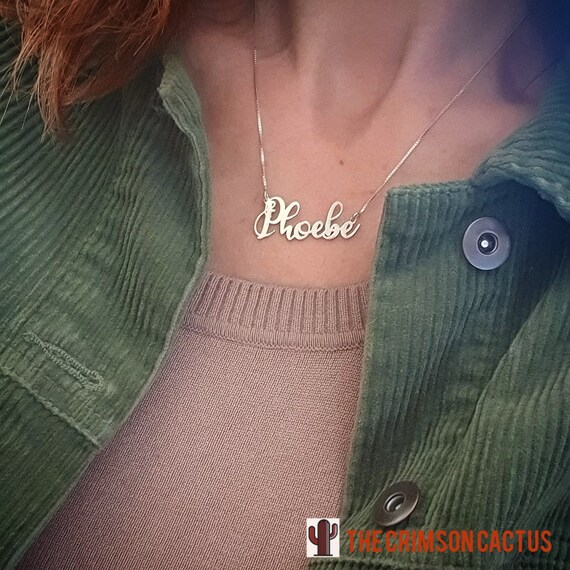 Personalized Pure Sterling Silver Name 